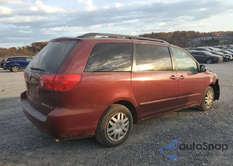 2008 Toyota Sienna Ce z USA, uszkodzony, nr VIN 5TDZK23C58S201579